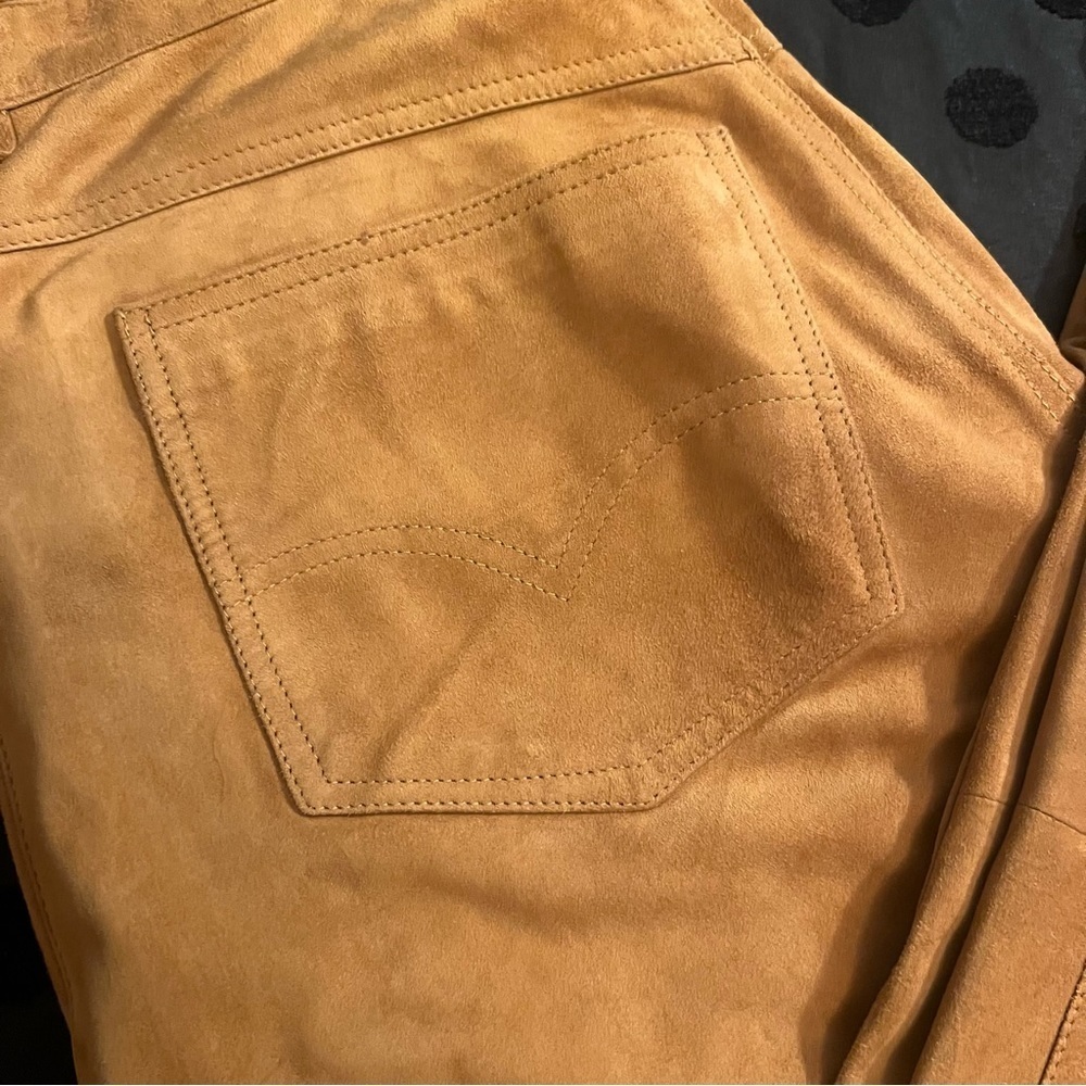 Vintage 100% Suede Leather Pants - Picture 2 of 14